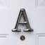 Heurtoir de porte lettre monogramme-15229952-15229953