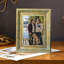 Cadre photo à lignes épurées 11 pièces x 11 po 11 pièces x 11 po or antique