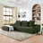 L-Shape Sectional Sofa Modular Compressed Free Combination