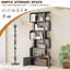 183cm H x 70cm W Geometric Bookcase-901452366