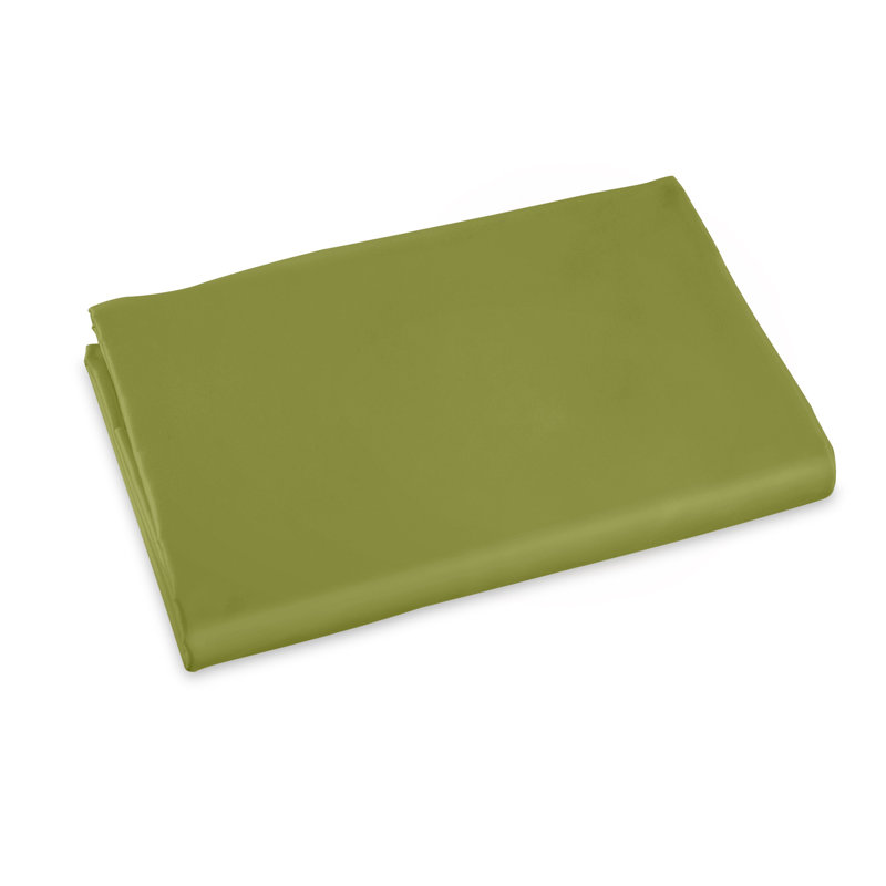 Raffaello Sateen Fitted Sheet, Queen Fitted Sheet, Moss Green