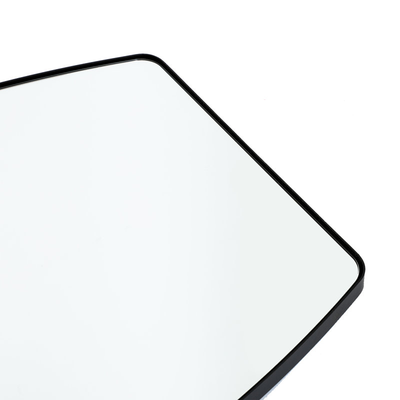 Beveled Mordern Contemporary Accent Mirror, Black
