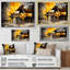 «Yellow and Black Piano Jazzed Keys I», reproduction sur toile-2142189185-2142189193