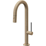 Pull-Down Prep/Bar Faucet With Button Sprayer