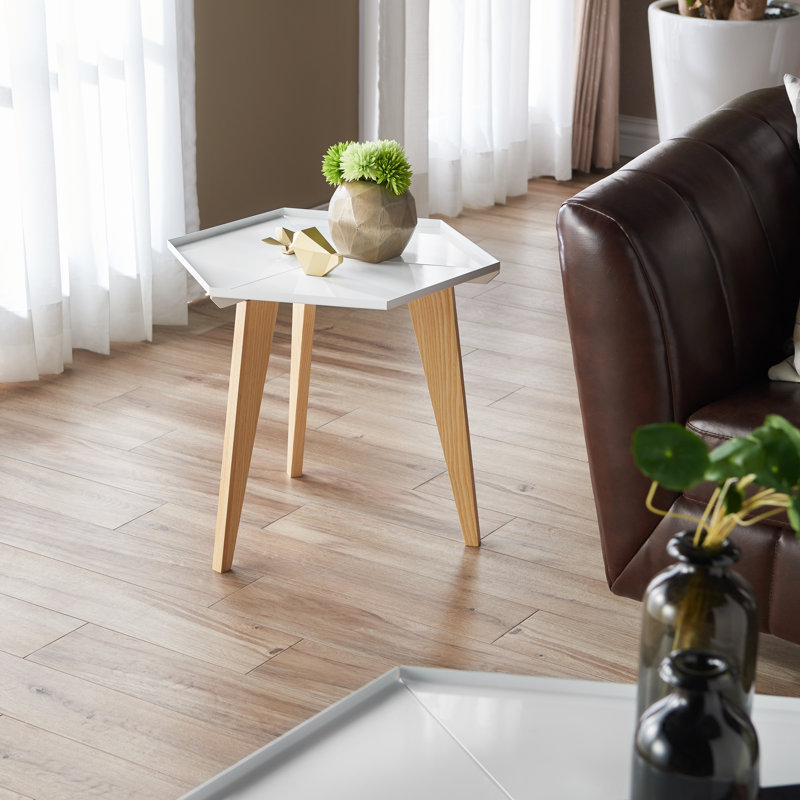 Hetton Tray Top End Table, White