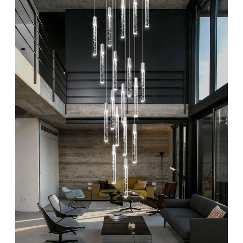 Luminaire à DEL 18 lumières, Chrome