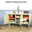 Buffet de rangement avec tablettes réglables-126387787