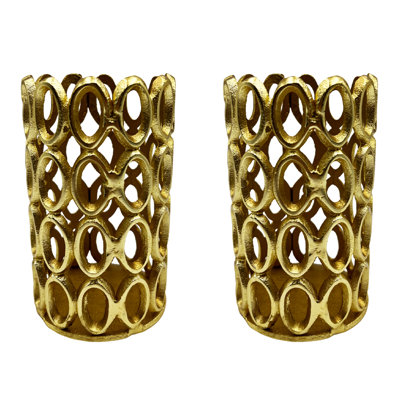 6.5'' H Aluminum Tabletop Votive Holder