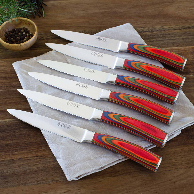 Baltique Marrakesh 6-Piece Serrated Steak Knife Set