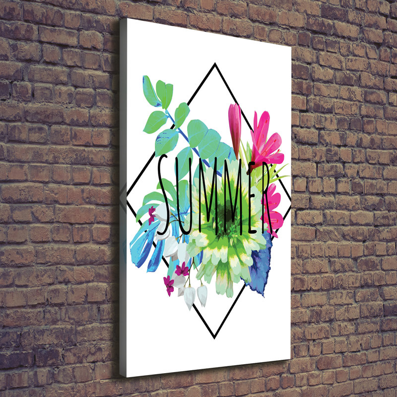 Summer - Wrapped Canvas Print