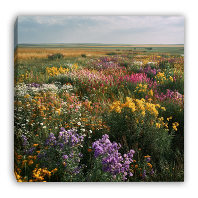 Open Meadow Horizon Wrapped Canvas Wall Art