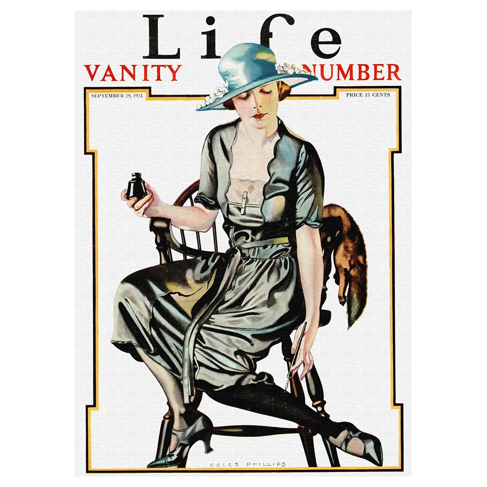 Leinwandbild Life Magazine September 1921 von C. Coles Phillips