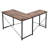 Wainscott L-Shaped Metal Base Computer Desk
