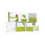 Accuquilt GO! Ensemble complet de matrices Qubed 12