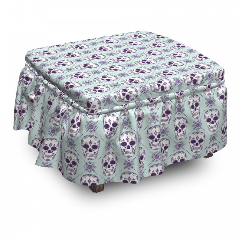 Box Cushion Ottoman Slipcover