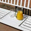 Valletta Metal Outdoor Garden Patio Loveseat Lift Up Table Bench-1902228518