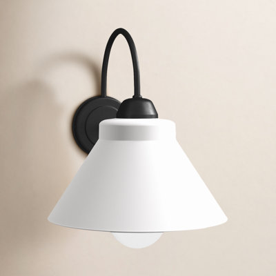 Shayne Single Light Bell Outdoor Aluminum Wall Light