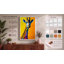 Pop Art Giraffe Modern 1 Piece Wrapped Canvas Wall Art-136728055-136728056