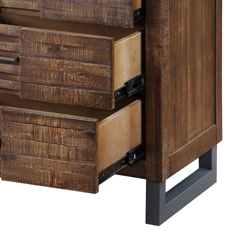 Table de chevet 3 tiroirs Reclaimed