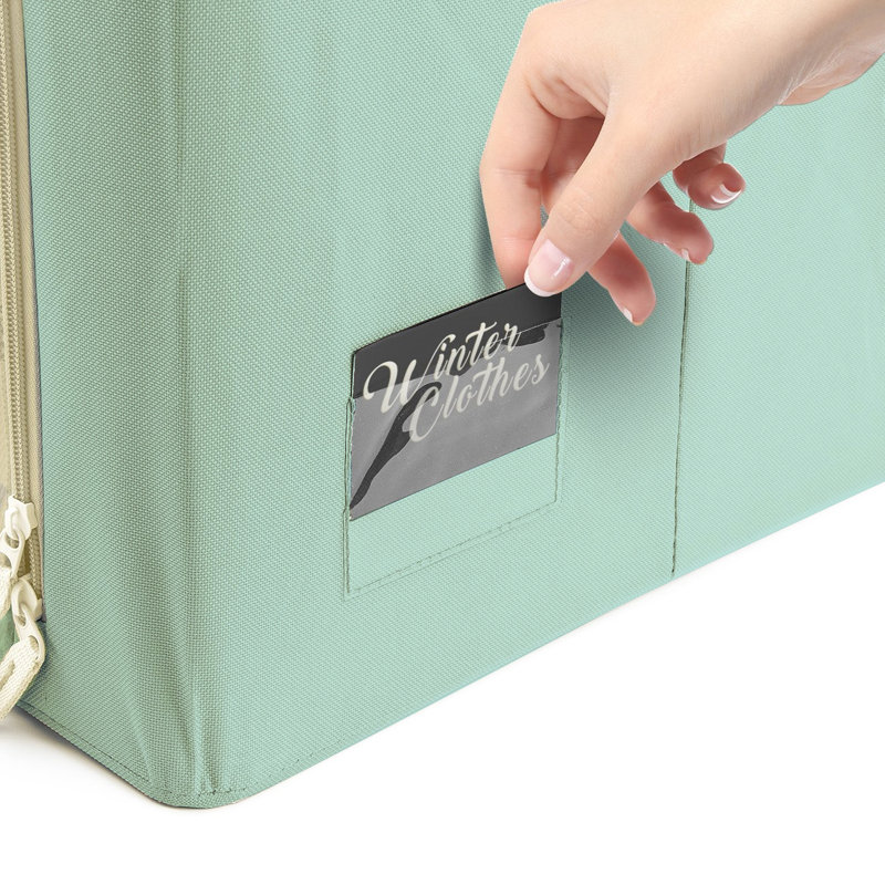 Sac de rangement en tissu Sorbus, Bleu sarcelle