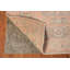 Tapis traditionnel rose en laine à médaillon 6 x 9