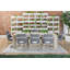 Chaise d'appoint en teck avec coussin Bowker-1290048184