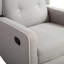Fauteuil inclinable et berçant pivotant de 29,1 po Wykoff-830502116