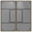 Petronio Square Metal Outdoor Dining Table , 80cm W 80cm D-2005314882