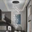 Lustre moderne moderne en acrylique noir-1782186236