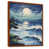 Toile avec cadre flottant brun
