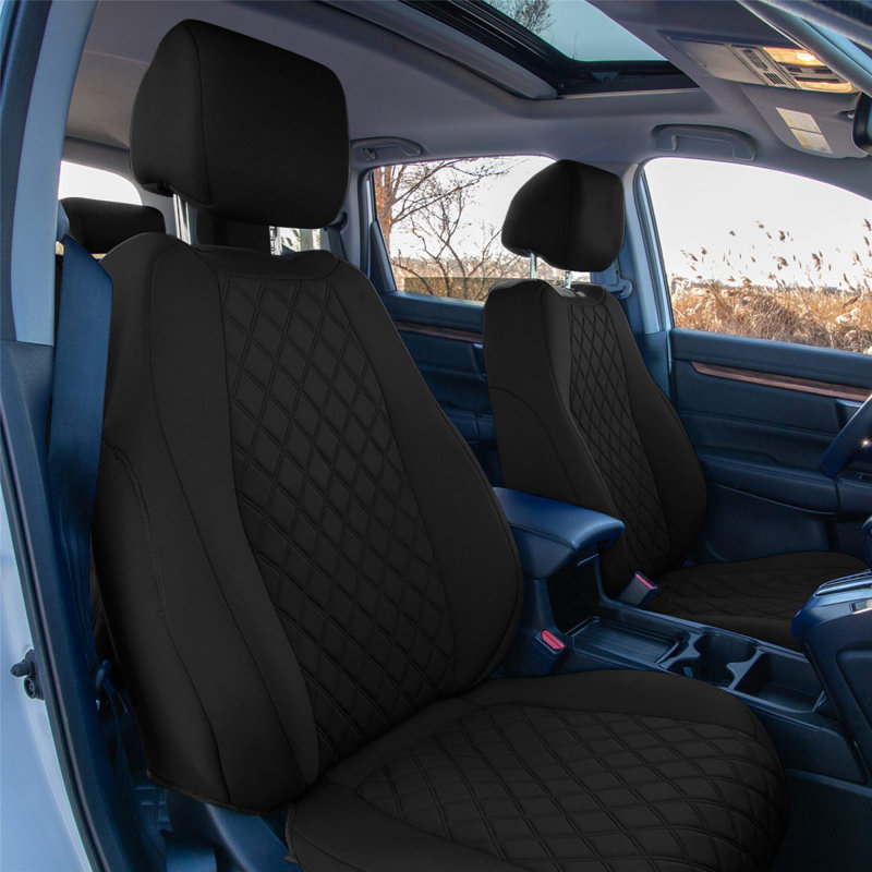Elastic Automobile Cover By FH Group, Black