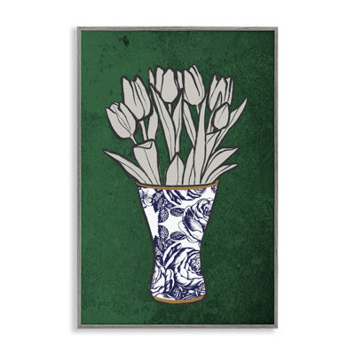 «Tulip Bouquet Vase», estampe numérique encadrée par Marcus Prime