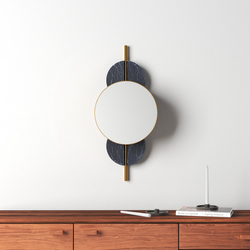 Lori Metal Elongated Wall Mirror