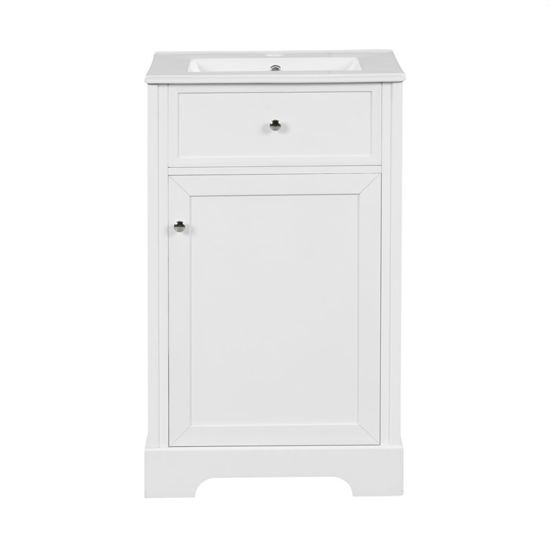 Meuble-lavabo de 20 po avec lavabo, White