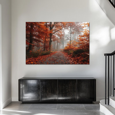 Art mural d'automne, décoration murale photos d'automne, art mural sur toile d'automne, art mural d'automne, art mural nature pour salon, peinture murale d'automne, toile prête à être accrochée, 24 po x 36 po