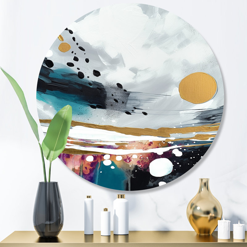 Découverte de la magie de Boho IV - Décoration murale abstraite en métal, H 29 po x l 29 po x P 1 po