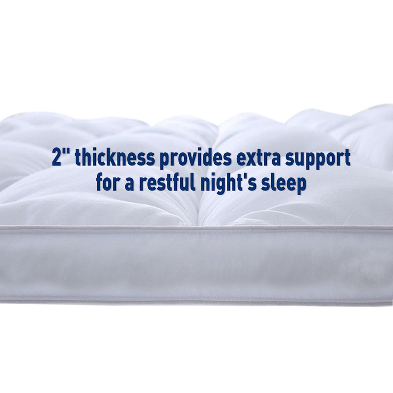 Surmatelas en duvet synthétique 2 po Fresh, Simple