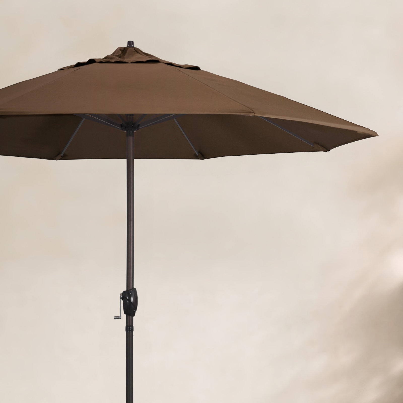 9' Market Sunbrella Umbrella, Cocoa Performance
