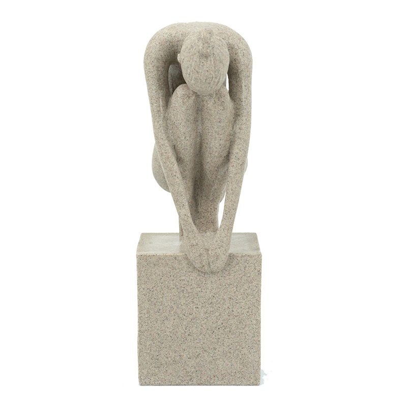 Figurine de yoga 6 x 3,5 x 10,5 po