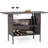 Rectangular 4 - Person Outdoor Standing Height Table 