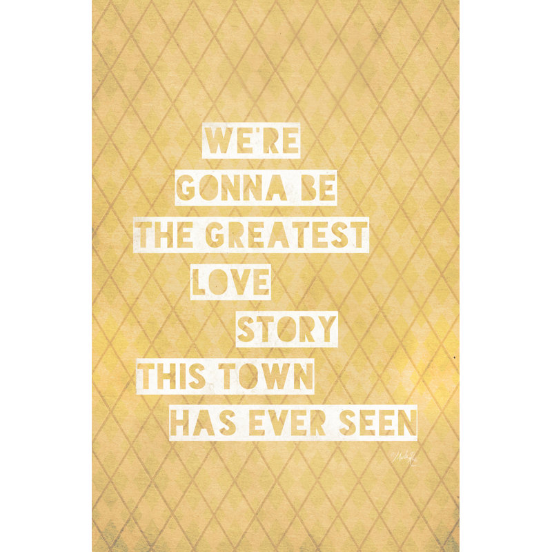 «The Greatest Love Story» par Marla Rae, reproduction, H 18 po x l 12 po, Non, Toile tendue