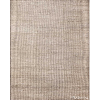 One-of-a-Kind 9'7" X 12' New Age Wool Area Rug Beige/Gray