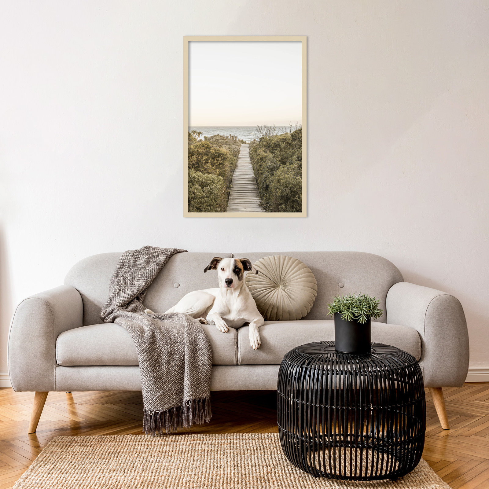 Partlow "Boardwalk" Print by Shot by Clint, Brown, 33" H x 23" W