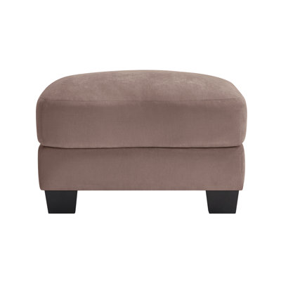 Ottoman Chenille Fabric Rose Dust 30.3 x 24 x 18.9 inches Chenille 1 Piece Footstool with High Quality Material and Easy Maintenance