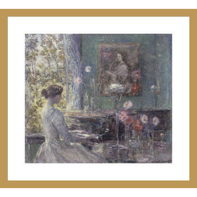 Improvisation by Childe Hassam -Framed Giclee Print