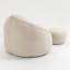 Fauteuil à billes souple avec repose-pieds-566880327