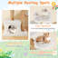 Tour à chat en bois avec branches gratteuses 53 po