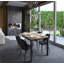 Eillen Extendable Metal Base Dining Table