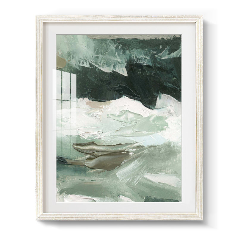 Crashing I - Impression encadrée, H 28,5 po x l 20,5 po, Blanc