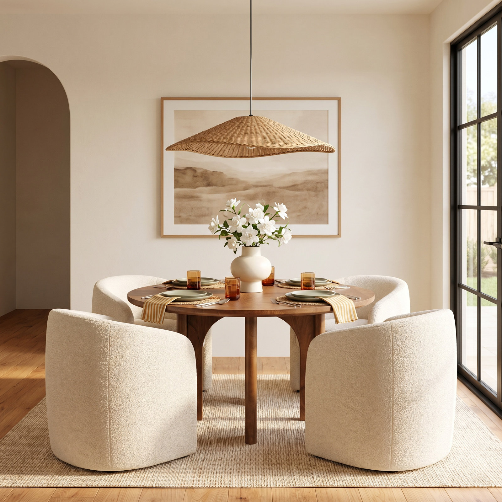 Trina 47" Mango Dining Table